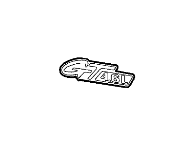 Ford F6ZZ-16228-A Name Plate