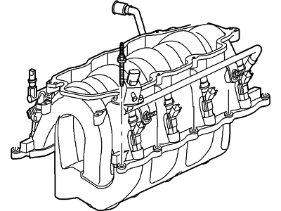 Ford YR3Z-9424-BA Intake Manifold, Lower YR3Z-9424-BA Ford Intake Manifold, Lower Illustration 1 of 1
