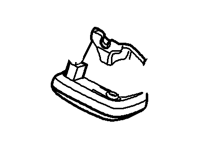 Ford YW1Z-19A548-AA Compass Assembly YW1Z-19A548-AA Ford Compass Assembly Illustration 1 of 1
