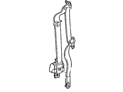 Mercury F7DZ-54611B09-AAD Seat Belt Assembly