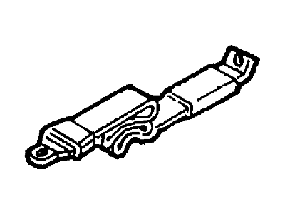 Mercury F7DZ-54611B60-AAD Belt And Buckle Assembly