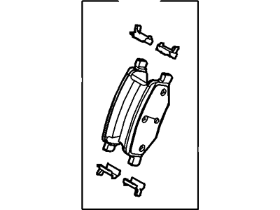 Lincoln EG1Z-2200-A Pad - Brake