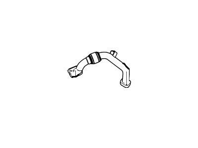 BC3Z-9E469-A Ford Tube - EGR Valve To Exhaust Manifold Illustration 1 of 1