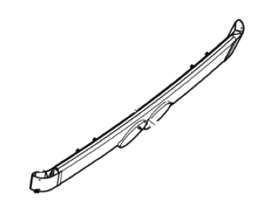 Ford 5G7Z-17906-AA Bumper Assembly - Rear 5G7Z-17906-AA Ford Bumper Assembly - Rear Illustration 1 of 1
