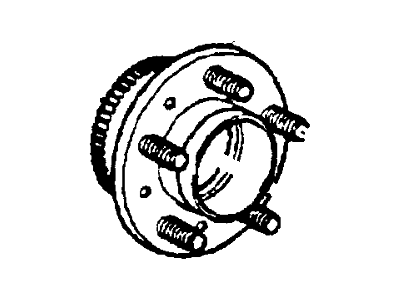 Mercury F8AZ-1104-BA Hub And Bearing Assy - Wheel       