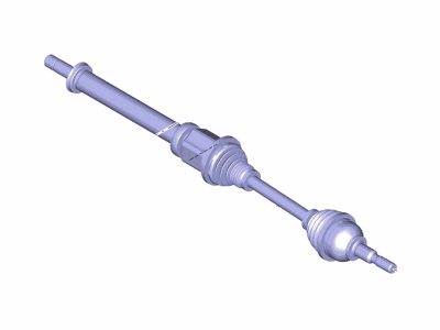 Lincoln G3GZ-3B436-D Shaft - Front Axle