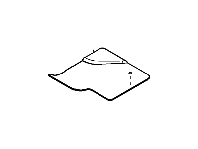 Ford 8T4Z-7813086-BC Mat - Front Floor, Driver Side 8T4Z-7813086-BC Ford Mat - Front Floor, Driver Side Illustration 1 of 1