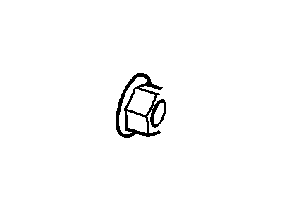 Ford -W520103-S309 Nut - Hexagon -W520103-S309 Ford Nut - Hexagon Illustration 1 of 1