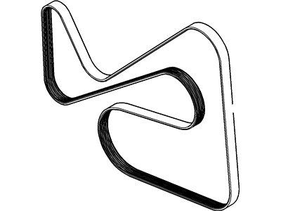 Mercury 6E5Z-8620-B V-Belt