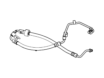 Ford BL1Z-3A719-A Hose Assembly BL1Z-3A719-A Ford Hose Assembly Illustration 1 of 1