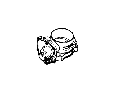 6L3Z-9E926-A Ford Throttle Body And Motor Assembly Illustration 1 of 1