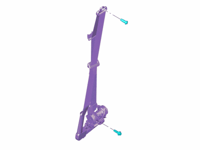 Ford JL3Z-18611B09-BC Seat Belt Assembly JL3Z-18611B09-BC Ford Seat Belt Assembly Illustration 1 of 1
