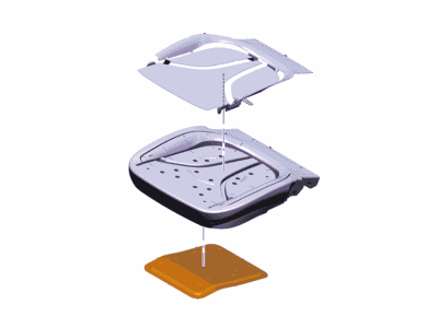 Lincoln KA1Z-58632A22-C Pad - Seat Cushion