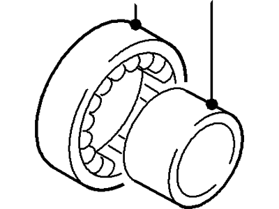 Ford YS4Z-7065-BA Bearing YS4Z-7065-BA Ford Bearing Illustration 1 of 1