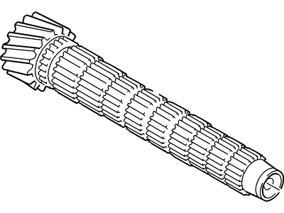 Ford YS4Z-7061-BA Shaft Assembly - Output YS4Z-7061-BA Ford Shaft Assembly - Output Illustration 1 of 1