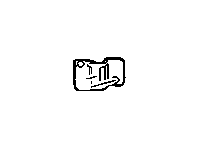 Mercury 5F2Z-17246A10-AA Striker - Door Locking Mechanism