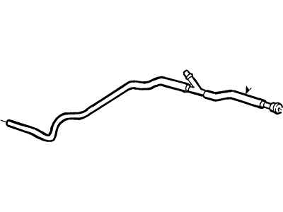 F8RZ9K318AA Ford Tube - Fuel Vapour Illustration 1 of 1