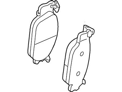 Ford 6W4Z-2001-BA Kit - Brake Shoe 6W4Z-2001-BA Ford Kit - Brake Shoe Illustration 1 of 1