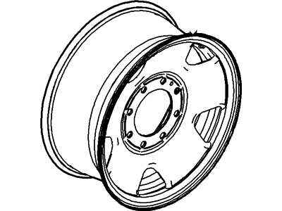 Ford 6C3Z-1015-B Wheel Assembly