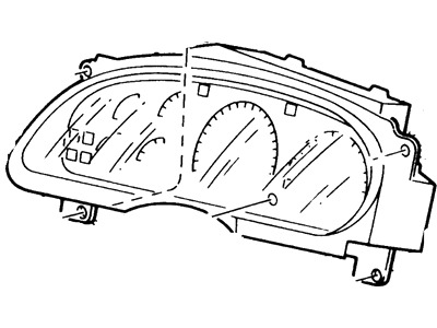 Ford 4C3Z-10849-GB Instrument Cluster                 