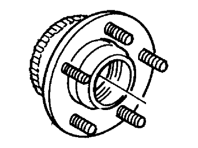 Lincoln F7AZ-1104-AC Hub Assembly - Wheel