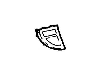 Lincoln F8OZ13B755DA Reflector Assembly - Rear
