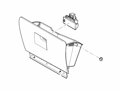Ford 6L1Z-7806024-AB Box Assy - Glove Compartment
