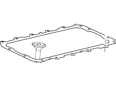 Ford F4AZ-6710-A Gasket - Oil Pan F4AZ-6710-A Ford Gasket - Oil Pan Illustration 1 of 1