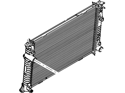 Lincoln 6E5Z-8005-D Radiator Assy