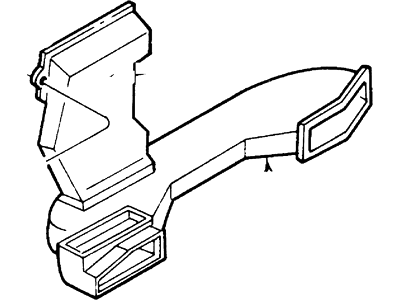 Mercury F3XY18C298A Duct - Air