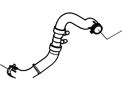 Ford BB5Z-8286-A Hose - Radiator