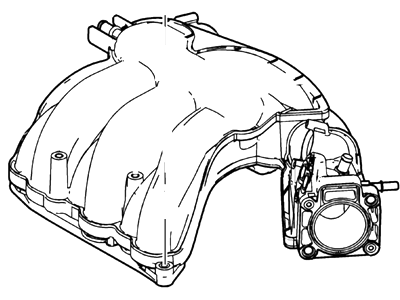 Mercury Intake Manifold - 6F1Z-9424-BA