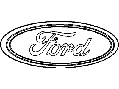 Ford 8C3Z-1542528-A Name Plate 8C3Z-1542528-A Ford Name Plate Illustration 1 of 1