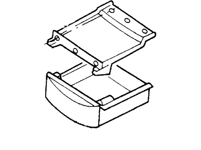 Mercury F3XY-12600A02-A Track - Stowage Bin