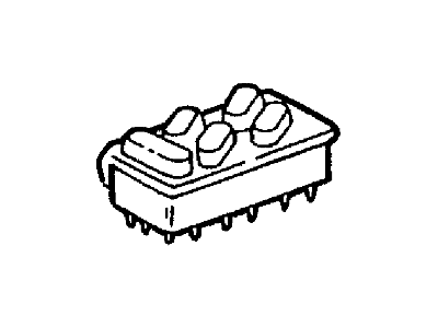 Mercury Power Window Switch - F8AZ-14529-BA