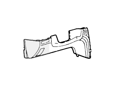 1F5Z-1204459-AAA Ford Lower Trim Panel Illustration 1 of 1