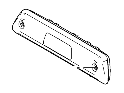 Ford AL3Z-13A613-A Lamp Assembly - Rear - High Mounted AL3Z-13A613-A Ford Lamp Assembly - Rear - High Mounted Illustration 1 of 1