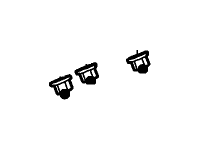 -W709771-S427 Ford Nut - Adjusting Screw Illustration 1 of 1