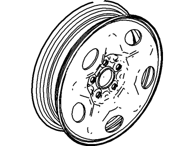 Mercury 3F2Z-1007-GA Wheel Assy