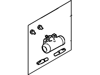 Ford 2L5Z-2262-CB Cylinder Assembly - Rear Brake