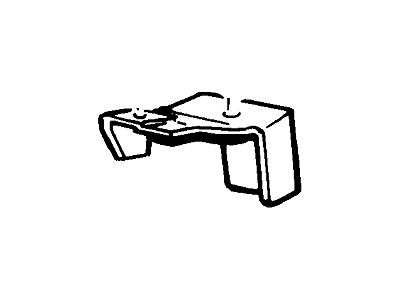 Ford F8RZ16094AA Fender Bracket, Passenger Side F8RZ16094AA Ford Fender Bracket, Passenger Side Illustration 1 of 1