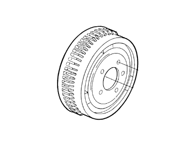 Ford 1F1Z-1126-BA Drum - Brake                       