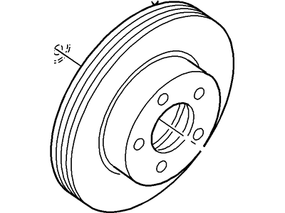 3L2Z-1125-AA Ford Rotor Assembly Illustration 1 of 1