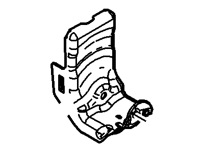 Ford 9L3Z-5775-A Bracket 9L3Z-5775-A Ford Bracket Illustration 1 of 1