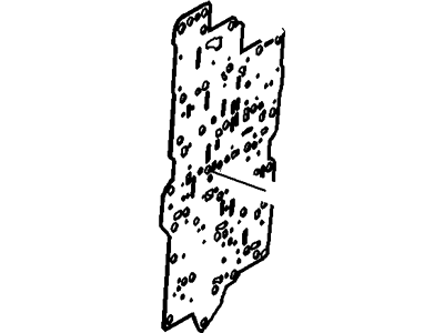 Ford BT4Z-7Z490-A Plate And Gasket Assembly BT4Z-7Z490-A Ford Plate And Gasket Assembly Illustration 1 of 1