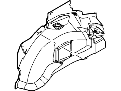 Lincoln DT4Z-7828082-A Insulator - Wheelhouse