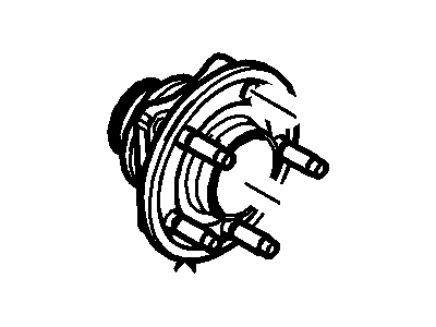 5W1Z-1104-AA Ford Hub Assembly - Wheel, Front Illustration 1 of 1