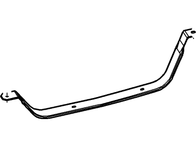 Ford AE8Z-9054-C Strap Assembly - Fuel Tank, Front AE8Z-9054-C Ford Strap Assembly - Fuel Tank, Front Illustration 1 of 1