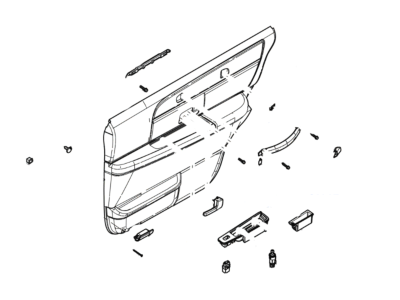 Lincoln 7W1Z-5427406-CD Panel Assy - Door Trim