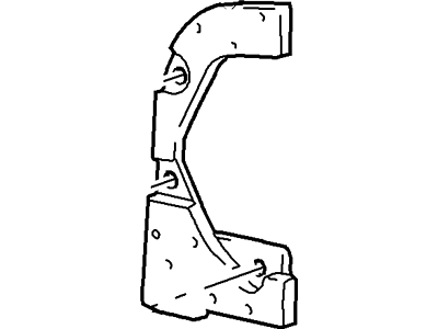 Ford 6S4Z-5426489-A Latch Assembly Spacer, Driver Side 6S4Z-5426489-A Ford Latch Assembly Spacer, Driver Side Illustration 1 of 1